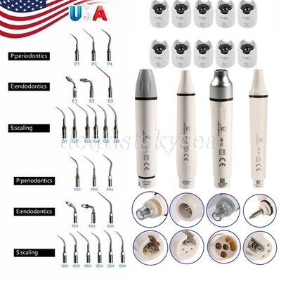 SANDENT Ultrasonic Piezo Scaler Handpiece LED Fit For WOODPECKER/EMS/SATELEC/DTE