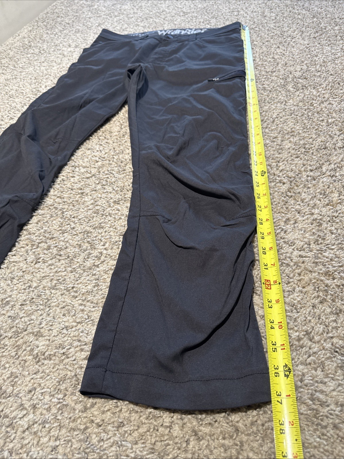 Wrangler ATG Pants Mens 32 X28 Nylon Hiking Cargo All Terrain Gear