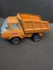 Vintage 1970's Tonka Dump Truck Mini-Series Orange Pressed Steel 9” Made in USA