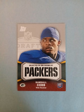 2011 Topps Rising Rookies Randall Cobb rookie football card #129. rookie card picture