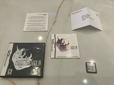 Final Fantasy IV 4 Nintendo DS CIB Complete w Manual & Reg Card Authentic Tested
