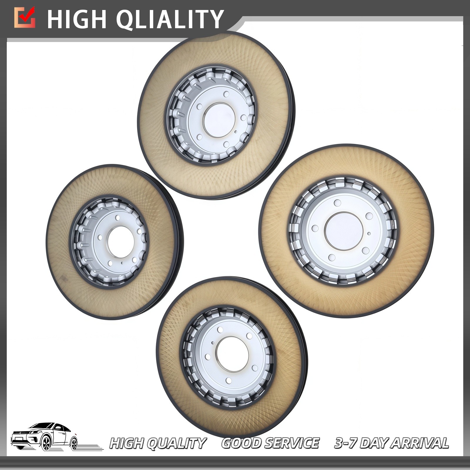 Bentley Bentayga Speed 2016-2023 Front Brake discs 2 pcs P/N 4M0615601N