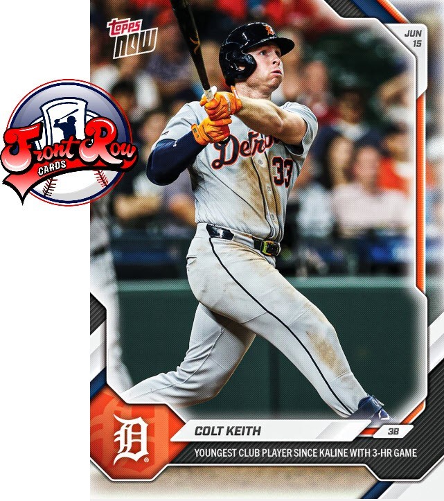Colt Keith 2026 MLB TOPPS NOW 338 Three Home Run Game Presale