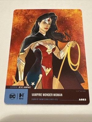 Vampire Wonder Woman DC Vs Hybrid Trading Card Physical Only Mint #A883