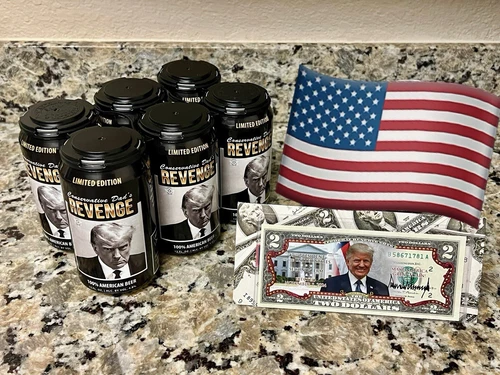 Conservative Dad’s Revenge Beer - 6 Pack - Limited Edition President Trump Cans