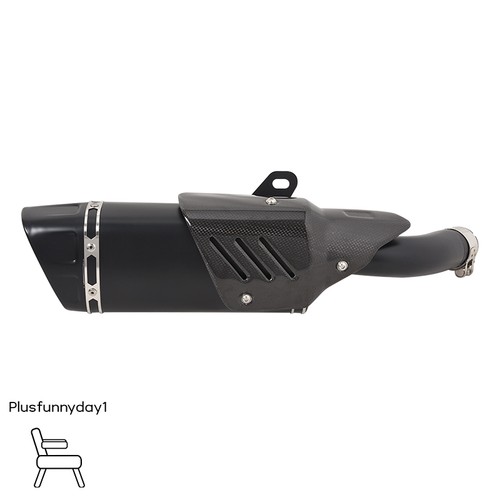 For Yamaha YZF R25 2014-2021 FZ03 2016-2021 Exhaust Muffler Tip Black Tail Pipe - Picture 8 of 9