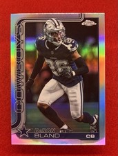 DaRon Bland 2025 Topps Chrome Refractor #82 Dallas Cowboys