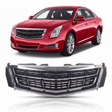 Front Upper Grille Grill Black Sliver For 2013 2014-2017 Cadillac Xts Gm1200670