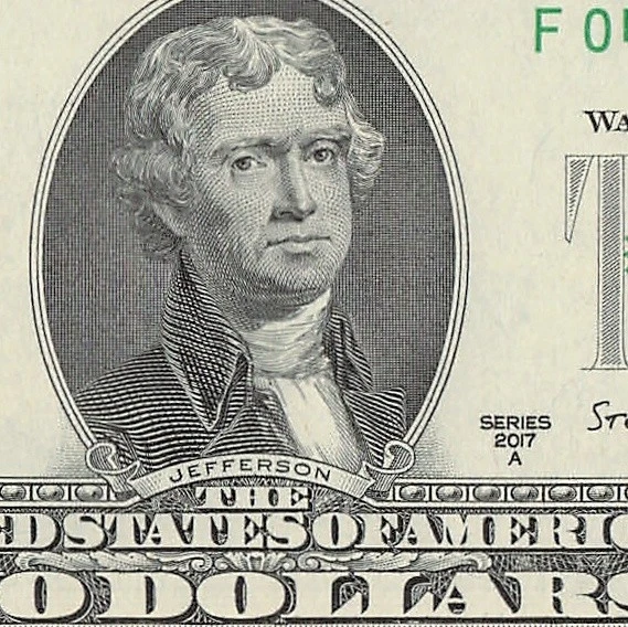 APRIL 16 2012 Birthday Date Note Fancy Serial Number Two Dollar Bill Crisp UNC - Image 2 of 4