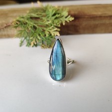 Awesome Labradorite Ring 925 Sterling Silver Free Shipping Designer Ring PG7921