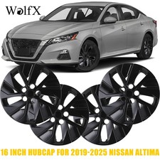 Set Of 4 16 Wheel Rim Covers For 2019-2025 Nissan Altima Sedan Hubcaps Snap On