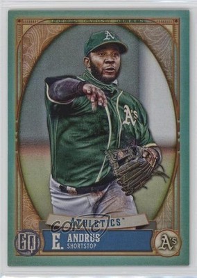 2021 Topps Gypsy Queen Turquoise 102/199 Elvis Andrus #160 4f2