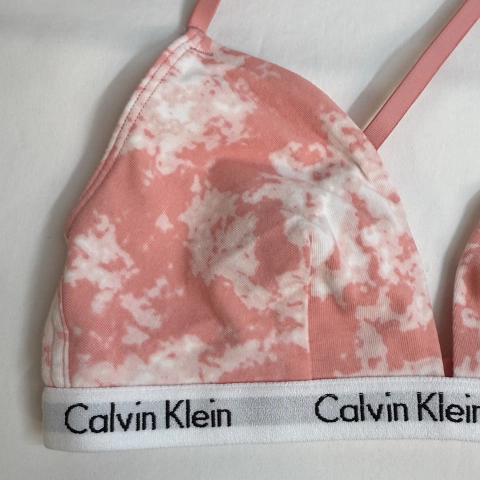 CALVIN KLEIN BRALETTES TRIANGULARES SIN FORRO PEQUEÑOS, Lote de 2 Sujetadores Foto 3 de 4