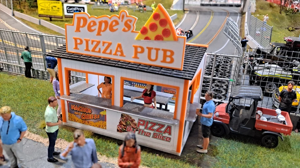 1/32 Scale Concession Building - Pepe's Pizza Pub - Scalextric Carrera SCX - Image 3 of 4