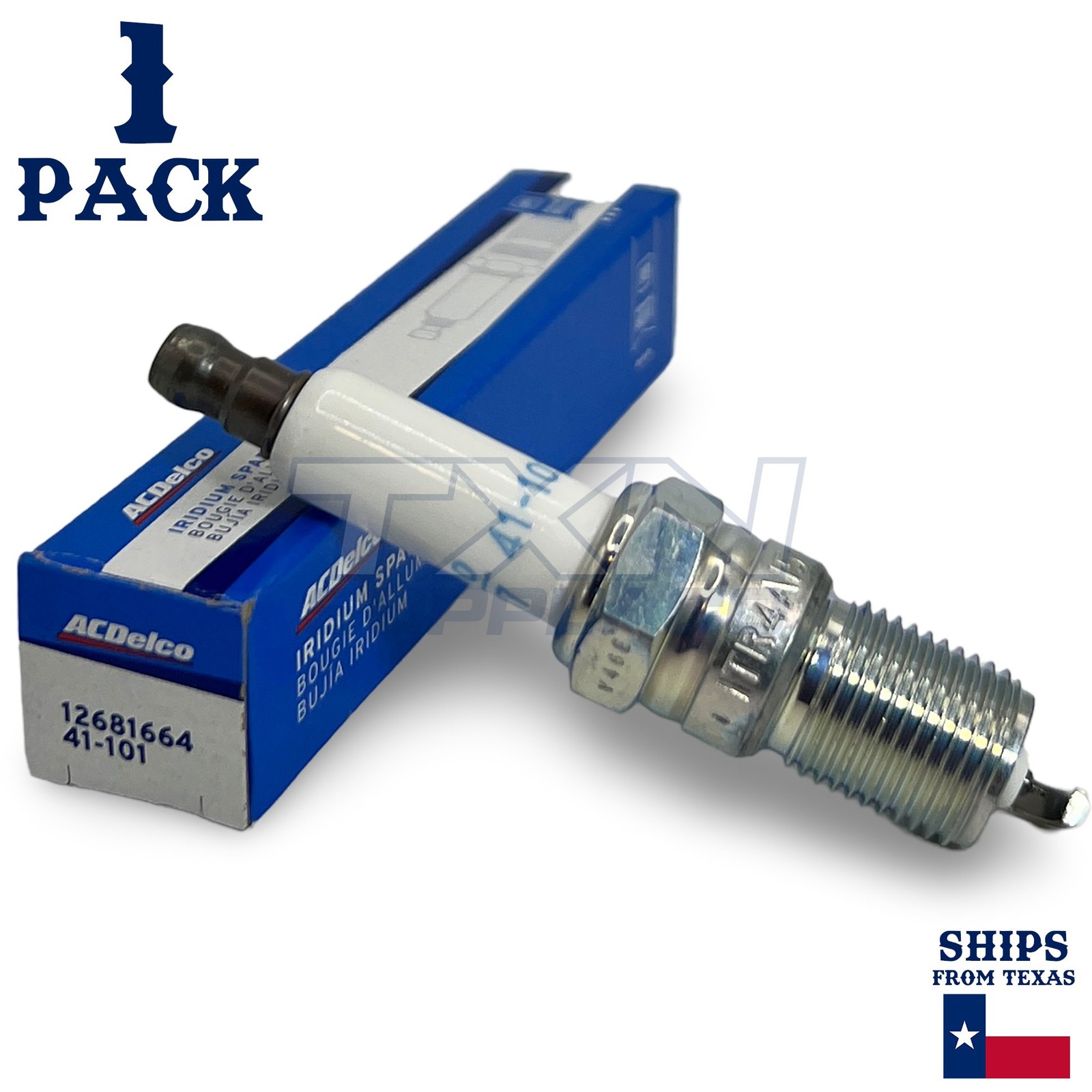 1 Pack Genuine GM ACDelco Iridium Spark Plug 41-101
