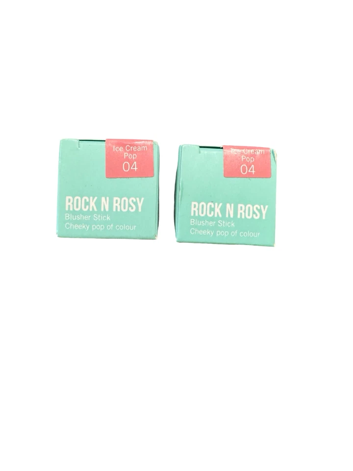LOT OF 2- Models Own Rock N Rosy Blusher Stick, Ice Cream Pop 04 -New Boxed - Image 2 of 3