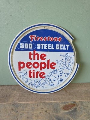 Vintage Firestone Tire Display Firestone 500 The People Tire