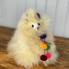 Shupaca Real Alpaca Fur Fluffy Plush Pom Pom 100 Handcrafted Made In Peru 7