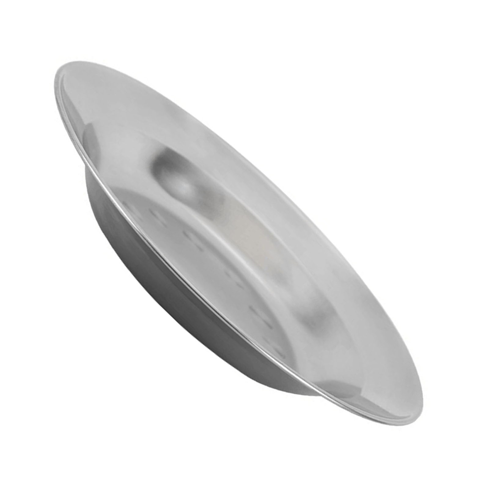 Stainless Steel Dish Plate Thickened Metal Multifunction Round Dinner Plate For