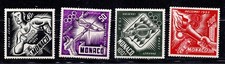 + COTE 100 E / MONACO LUFTPOST SERIE HELSINKI No51-54 NEU LUXUS ****