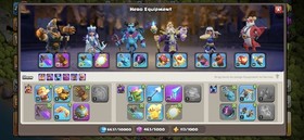 TH 17 239 lvl GOOD DEF | 100-96-75-70-46 Heroes | 6 BUILDERS | CHEAP