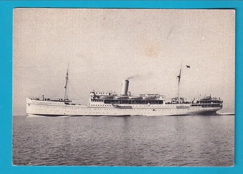Original Postcard Lloyd Triestino Italy Line  Piroscafo  GERUSALEMME