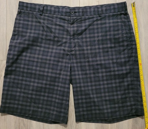 NIKE PANTALONES CORTOS DEPORTIVOS DE GOLF PARA HOMBRE ELÁSTICOS TALLA 40 GRIS Y NEGRO A CUADROS PARA HOMBRE - Imagen 8 de 8