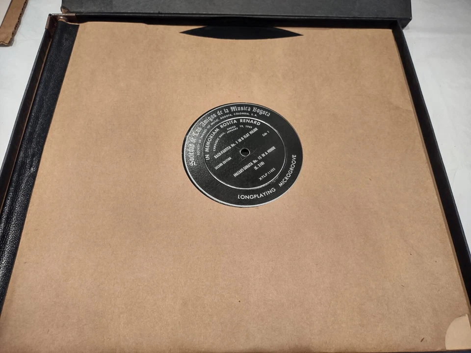 Розита Ренард РЕДКАЯ In Memoriam Live at Carnegie Hall VG+ - EX 2 пластинки моно бокс-сет - Изображение 4 из 4