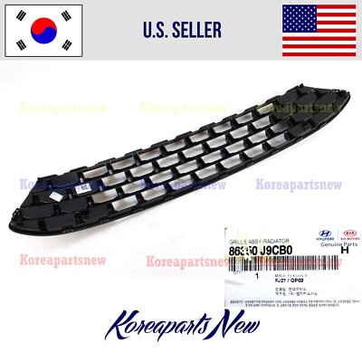 ココ Grille Front Bumper UPPER Black 86350-J9CB0 ⭐OEM⭐ Hyundai