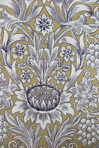 WILLIAM MORRIS CURTAIN FABRIC DESIGN Cotswold Sunflower 3 METRES 100% COTTON - Picture 3 of 7