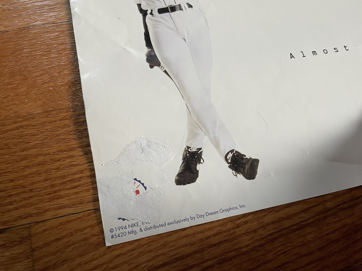 RARE Nike Ken Griffey Jr. Nobody's Perfect Poster Seattle RARE Nike Ken Griffey Jr. Nobody's Perfect Poster Seattle
