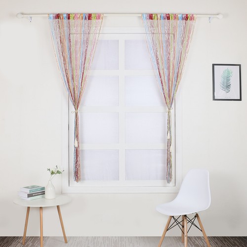 Perlenvorhang Fadengardine Türvorhang Fenster Quaste Gardine Insektenvorhang DE - Bild 153 von 153