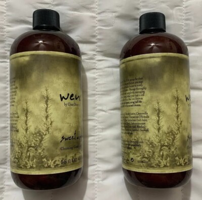 Wen Sweet Almond Mint Cleansing Conditioner 16Oz Lot of 2 With