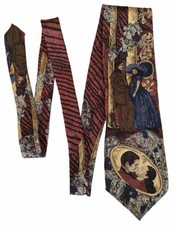 Gone with the Wind Silk Neck Tie Necktie 57" 3.75" USA Made