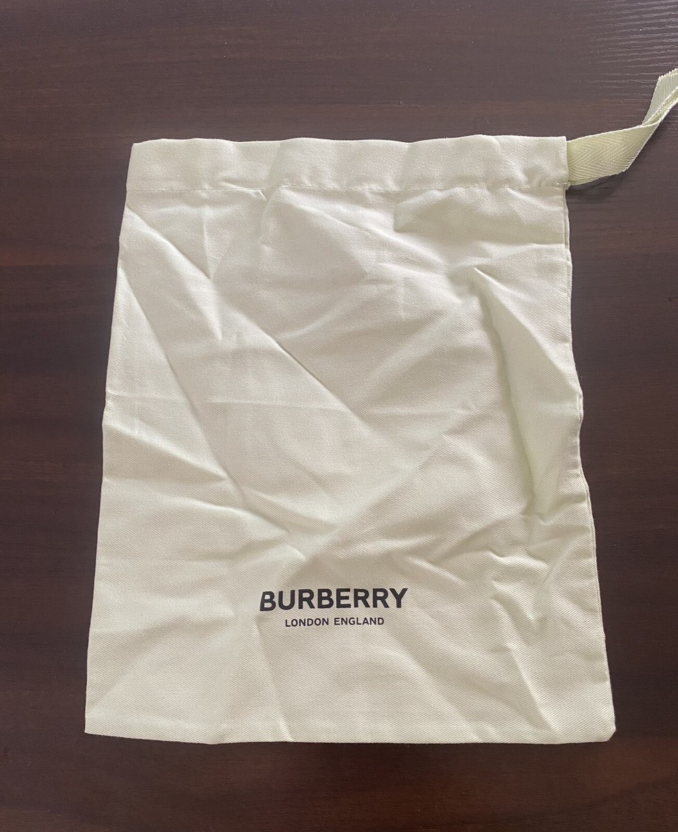 Burberry bag storage dust bag flat lay