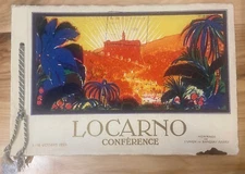 Locarno Conference Hommage De L’union De Banques Suisses 5-16 Octobre 1925