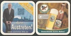 Beer mat AuerBräu Rosenheim - movie "Leaving" - unused