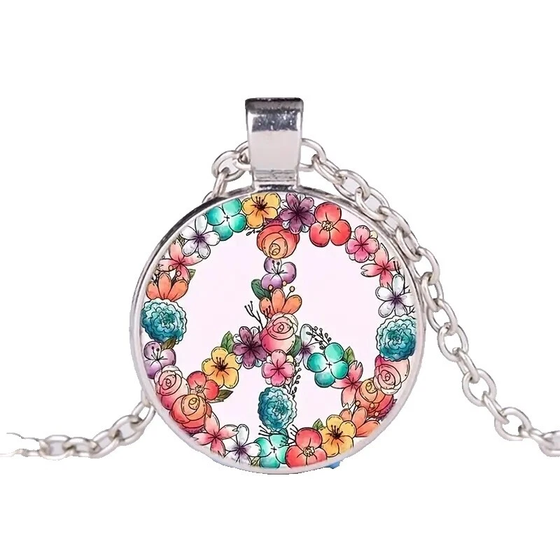 Chapado en Plata Cristal Familia y Amigos Collares y colgantes De moda