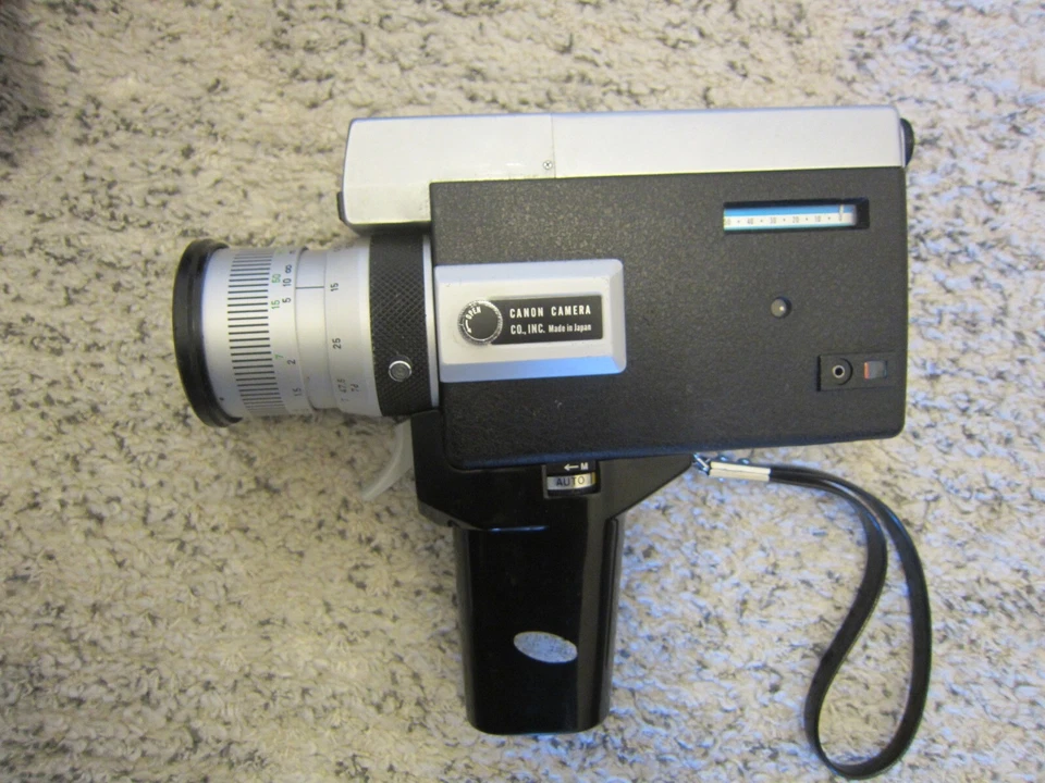 Cámara de video película Canon con zoom automático 518 Super 8 probada ¡¡¡completamente funcional!!!! Foto 4 de 4