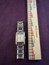 ESQ Swiss Women's Watch E5079 Silver Stainless Steel Analog New Battery Working