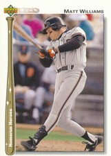 Matt Williams 1992 Upper Deck Homerun Heroes #HR5 Giants Baseball Card   