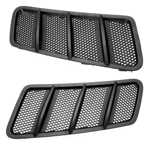 2 Pcs Front L+R Hood Air Vent Grille Cover For Mercedes W166 GL ML350 2012-2015 - Foto 4 di 10