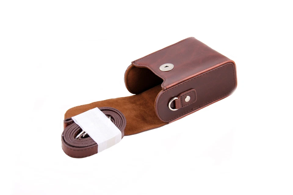 Leather Camera Case For Panasonic DMC-TZ60 TZ55 TZ40 TZ35 SZ10 - Image 3 of 4