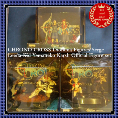 CHRONO CROSS Diorama Figures Serge Leena Kid Yamaneko Karsh