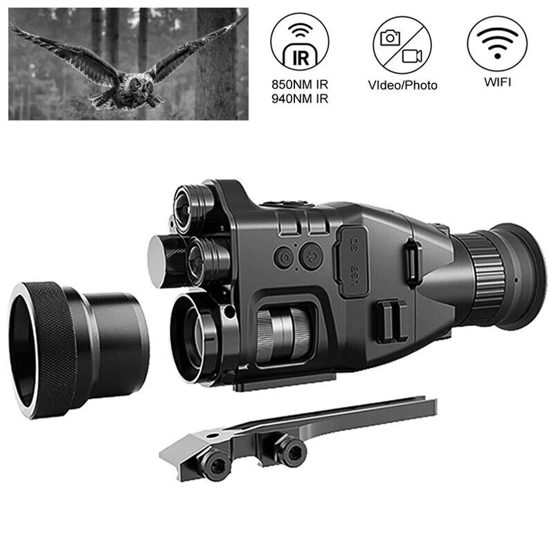 CY789 1080P Infrared Night Vision Scope Digital Zoom Night Vision Monocular LOT - Image 2 of 4