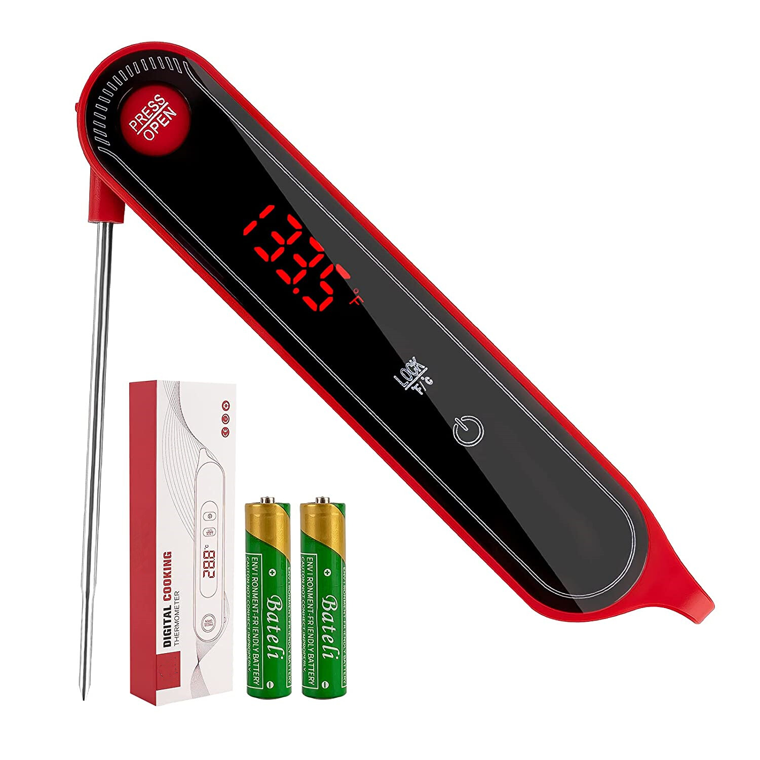 Meat Thermometer, Instant Read Food Thermometer for Cooking-image