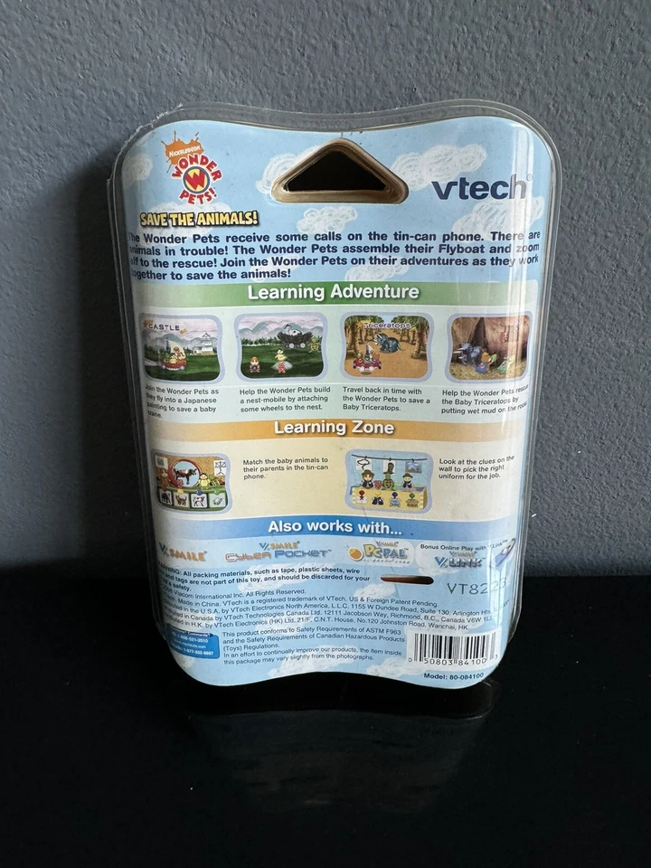 NEW Vtech Wonder Pets - Save The Animals Game - VSmile VMotion 2008 - SEALED - Image 2 of 3