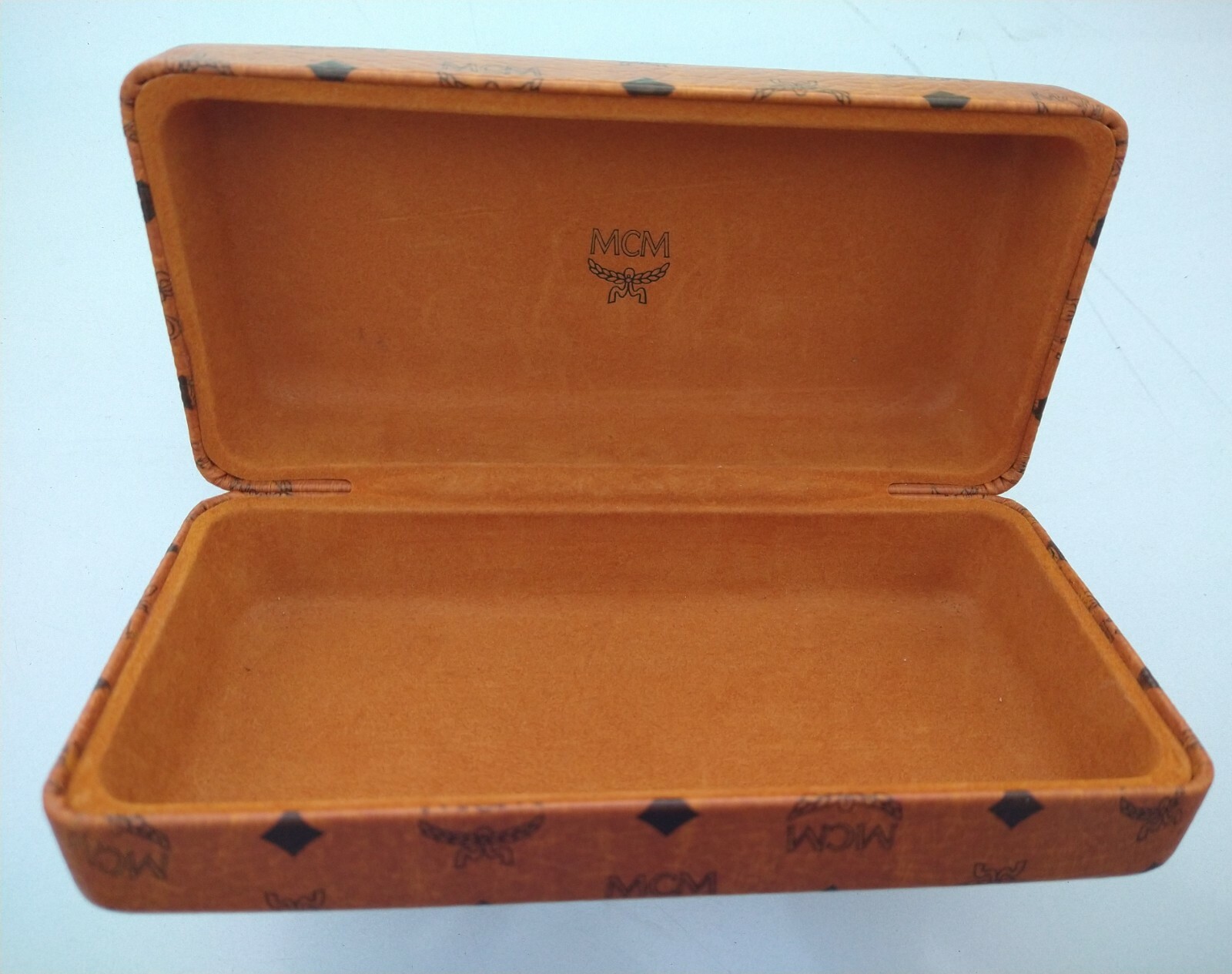 MCM Large Tan Hardshell Glasses Case - image 3