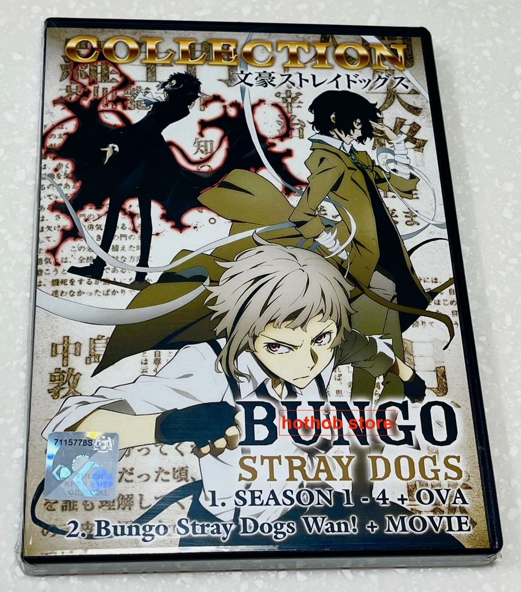 Bungo Stray Dogs (Season 1-4 + OVA + WAN! + Movie) ~ English Audio