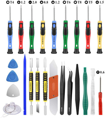 25Pcs Electronics Repair Tool Kit,  Precision Screwdriver Set Magnetic for Fix A